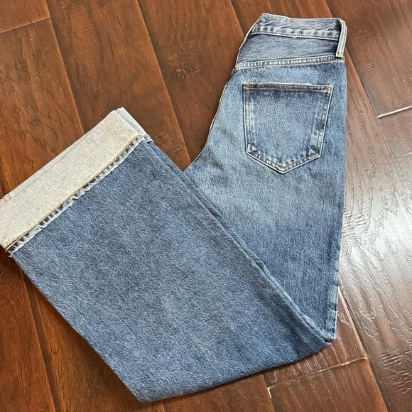 Agolde Denim Wide-Leg Jeans - Picture 4 of 13